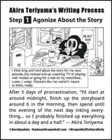 Toriyama&#039;s writing process