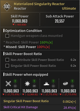 Singular crit dmg