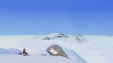 meditating at the top of the world