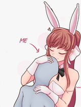monibunny moniboobs monihug me arrow to boobs