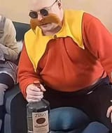 eggman drinking