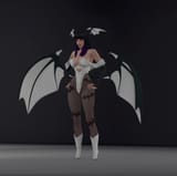 unfinished bat lady outfit