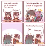 delphine finds a kindred soul