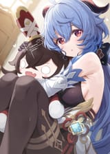 __ganyu_and_baron_bunny_genshin_impact_drawn_by_kitahara_tomoe_kitahara_koubou__c03bc06fb4beaeeac690d2e57a1cc416