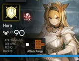 horn max stats