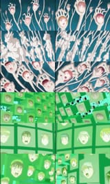 The entire anime jobbed and merged into a hentai monster