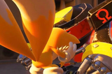 Tails in his natural state (coward forces)