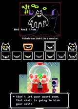 chair monster smile deltarune