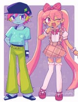 Casual Sweetheart &amp; Spaceboy @YAmegane_yame