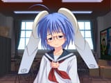 ルーンロオドrunelord (17).png (It&#039;s not really a spoiler, c&#039;&#039;mon. Look at the giant floaty things behind her head. She&#039;s obviously a robot from minute one even if takes three routes to reveal it. 