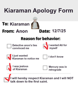 apology