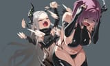 __leviathan_and_ziz_goddess_of_victory_nikke_drawn_by_wge__adcd188f5312a9c6bd7f5379cc62f1a0