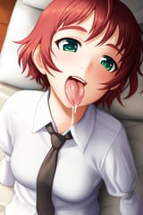 00347-1108013101-masterpiece,_1girl,_solo,_necktie,_green_eyes,_short_hair,_red_hair,_smile,_shirt,_bedroom_background,_(fellatio),_(penis),_1boy