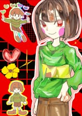 Chara happy with souls