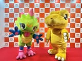 Gekkomon and Agumon
