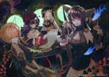 __abigail_williams_katsushika_hokusai_yang_guifei_tokitarou_and_van_gogh_fate_and_1_more_drawn_by_endo_takolegs__cffd4f0d82b009db74efe12b71261981
