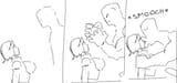 aggressively smooching boke