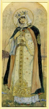 Saint Olga by M.Nesterov (1892, Kiev museum of Russian art)