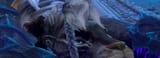 unkillable subspace femcharr guard doing a mindnumbingly good stretch somewhere not in subspace