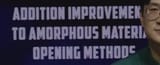Amorphousimprovements