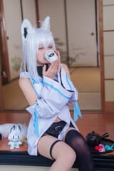 ▷ ホロライブ ꕤ 白上フブキ photo @temo_z GvoLdJoXwAE3Dp4 マリルリ