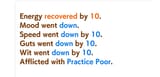 10% chance to fail