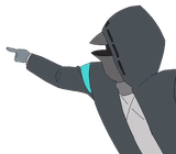 doc pointing... somewhere...
