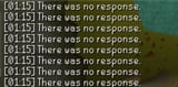 no response