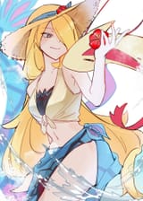 __cynthia_and_milotic_pokemon_and_1_more_drawn_by_nirugiri_nirgy__37cc36e5c0700b49f917491ba131f9b1