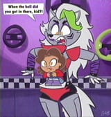 Cassidy inside Roxy Roxanne Wolf