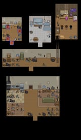 Aubrey&#039;s House and unseeable Mom&#039;s Bedroom