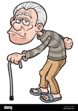 vector-illustration-of-cartoon-old-man-G3C8W9