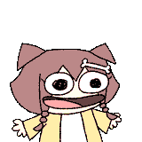 laughing anime dog