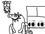 znoot game feng coffee window with gremlin