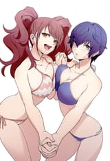 __shirogane_naoto_and_kujikawa_rise_persona_and_1_more_drawn_by_igusaharu__873206d3157287f783e92c6d79cfd8cf