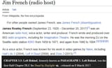 Jim French DBD