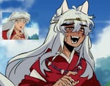 inuyasha heart shaped pupils