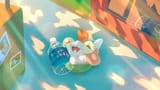 Little Buddy with a little bottle water