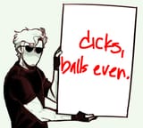 dicks balls even