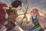 2girls, xiao lin jiu, rating_questionable, realistic ,expert shading, {{{{ best s-2512091497