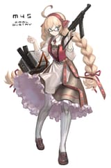 __m45_girls_frontline_drawn_by_kesomaru__5bc252ec96153d4b1b26a0204d393f9c