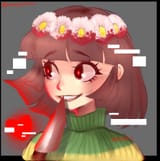 chara with a bloody wreath