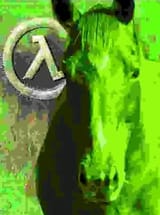 opposing horse