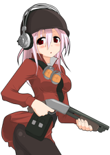 __super_sonico_and_the_soldier_nitroplus_and_1_more_drawn_by_hangaku__4db8360ee8c5e74eb54d486138138bef