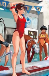 sf sakura makoto elena swimsuits