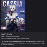HBD Cassia