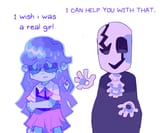HS Mari &amp; W.D GASTER @vibingfish69420