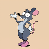 A worried little anthro mouse looking at the viewer, mouse boy, 1boy, solo, nerv s-1937709594