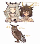 __silence_and_ptilopsis_arknights_drawn_by_foresart__380429ea5c120c0d9d0abbcad0b38e73