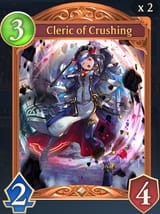 Cleric of crushing evolved